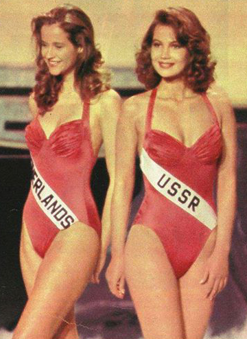 Julia Lemigova former model who was Miss USSR 1991 (the second Russian beau...
